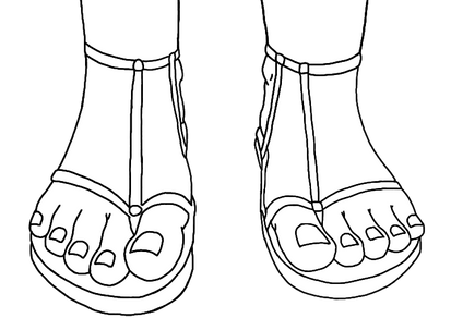 Feet Flip Flop / Feet Base #48
