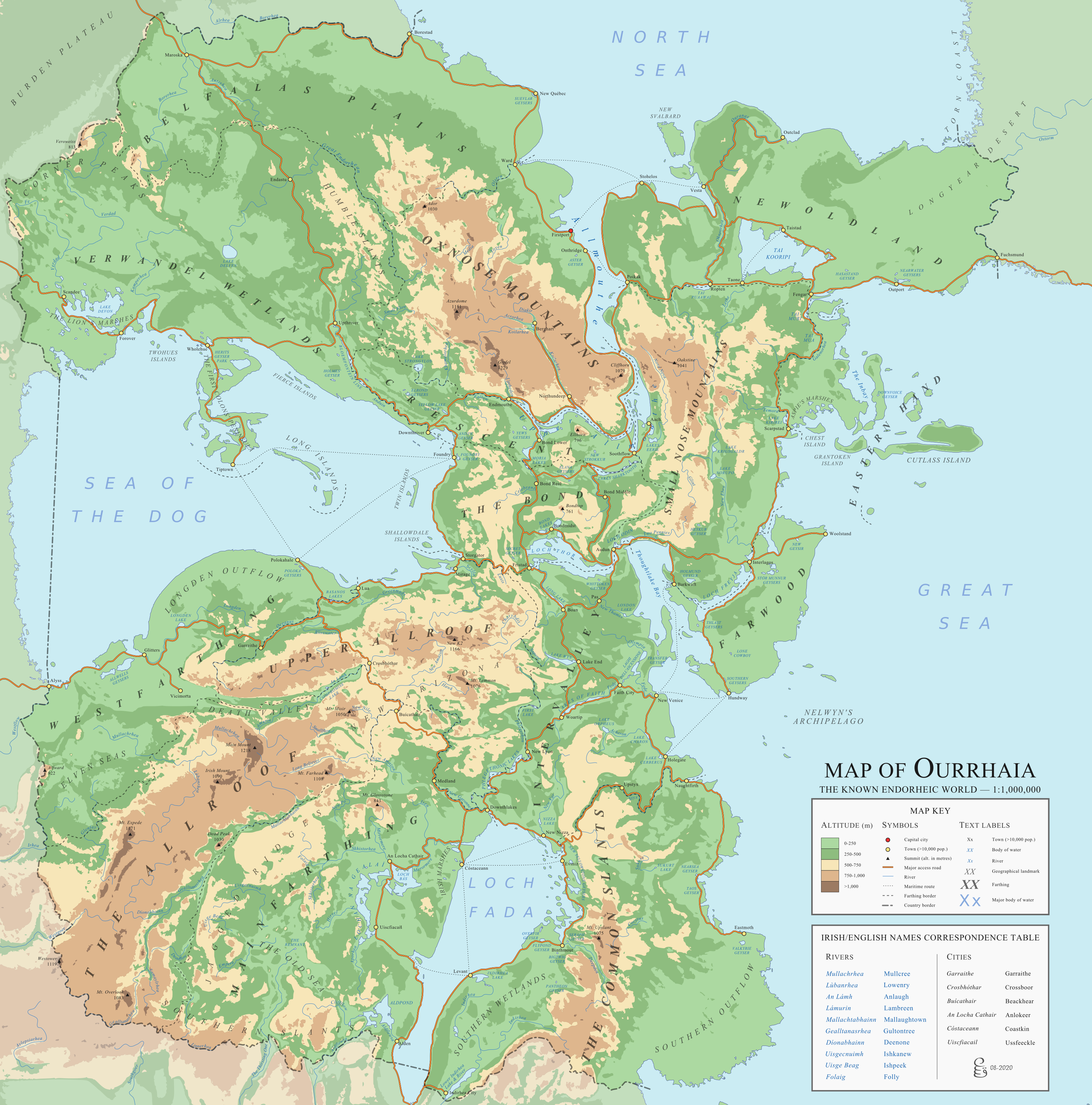 Oara Map Ourrhaia by EowynCwper on DeviantArt