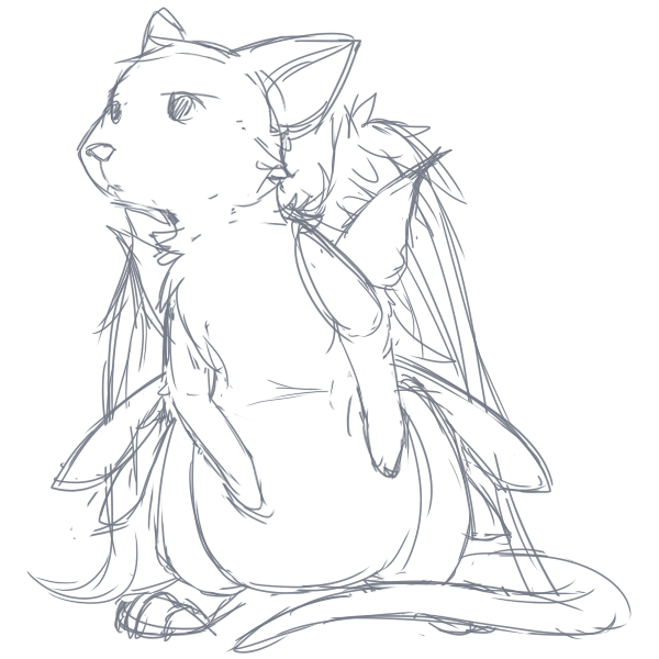 Sketch Fairy Rat