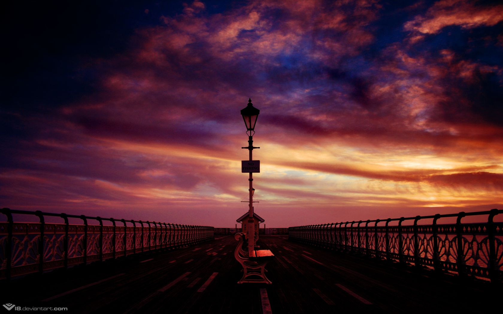 Pier Into The Dawn by l8