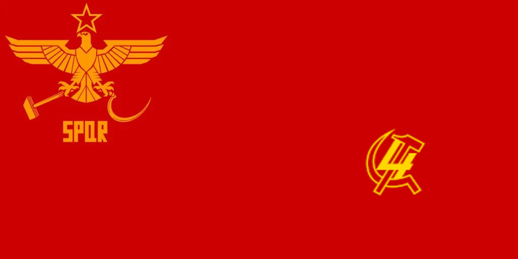 The Flag Of Orthodox Trotskyist/Communist Rome by LoneCyborgWolf on ...
