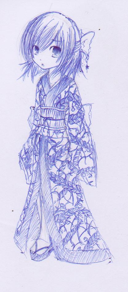 Kimono blue sketch by Anime-Chibi-Fan on DeviantArt Kimono blue sketch by Anime-Chibi-Fan on DeviantArt