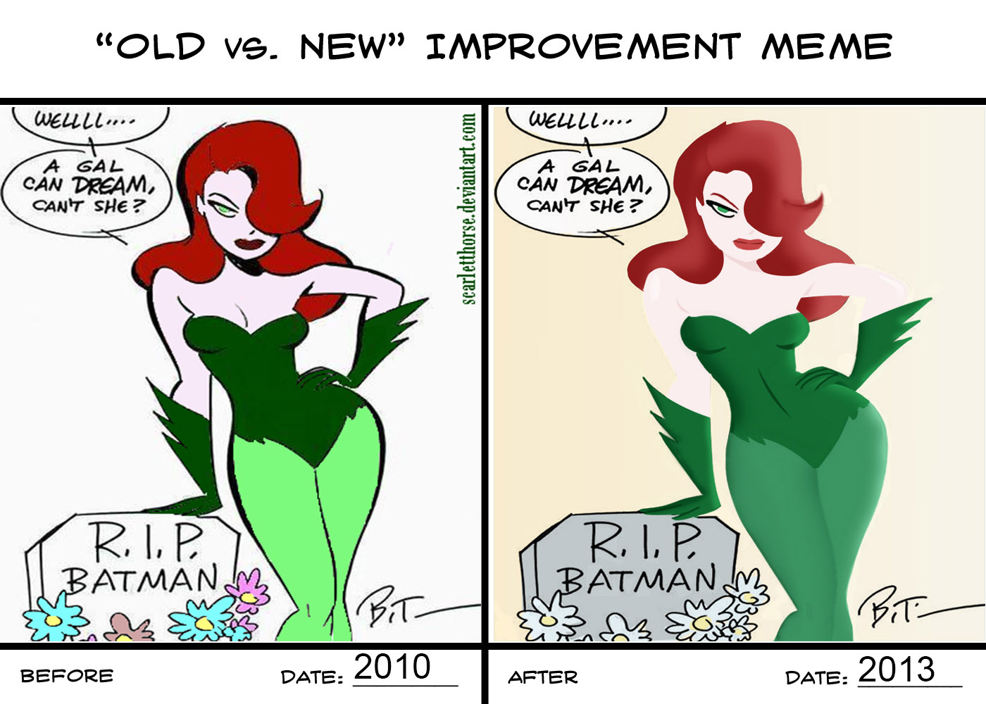 Poison Ivy Old vs New