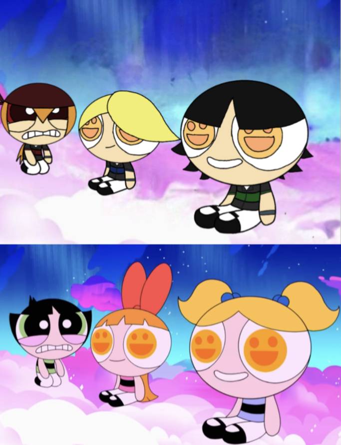 Blossom Rrtb RRTB in the Powerpuff girls episode 'Painbow' by GfoxiaGacha on DeviantArt