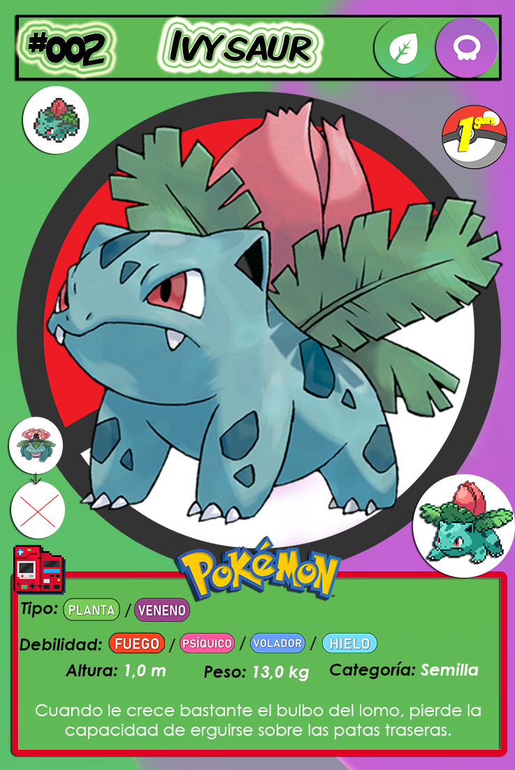 DESENHANDO FIGURINHAS DE POKÉMON: IVYSAUR ! #pokemon #speedart #apeedp