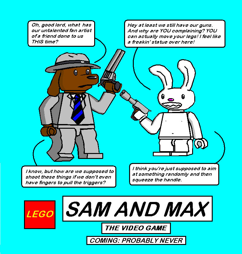 LEGO Sam and The Game by StrongBrush1 DeviantArt