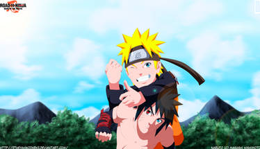 Naruto And Menma Happy