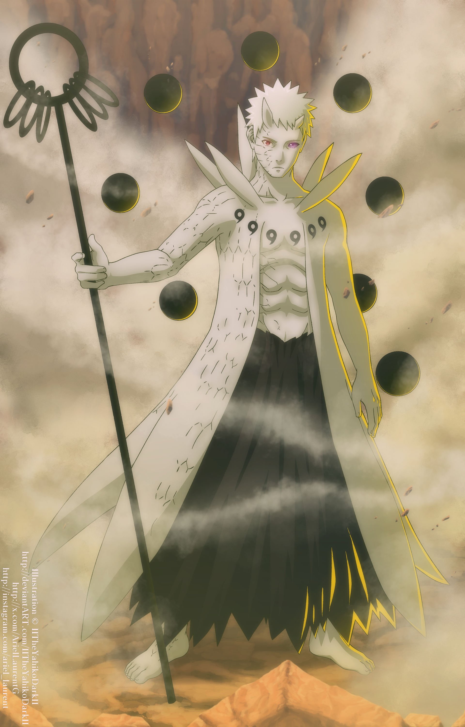 Obito Uchiha Sage Of Six Path by IITheYahikoDarkII on DeviantArt