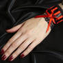 Baroque Bracelet Red