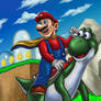 Mario and Yoshi - (Super Mario World)