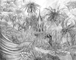 Realms of the Spectrum (Age of the Animus)Line Art