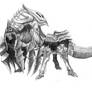 Final Fantasy XV - Deathclaw (Line Art)