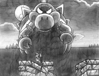 Yoshi's Island (Super Giant Galactic Baby Bowser)