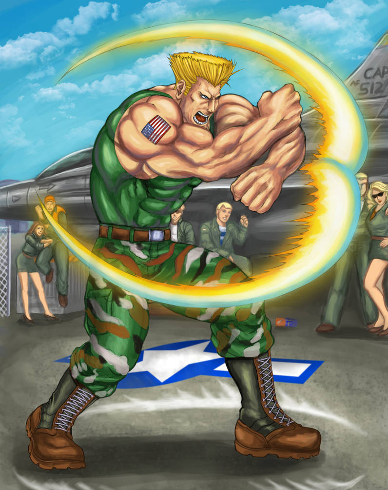 Guile - Sonic BOOM (Street Fighter II) by SoulStryder210 on DeviantArt