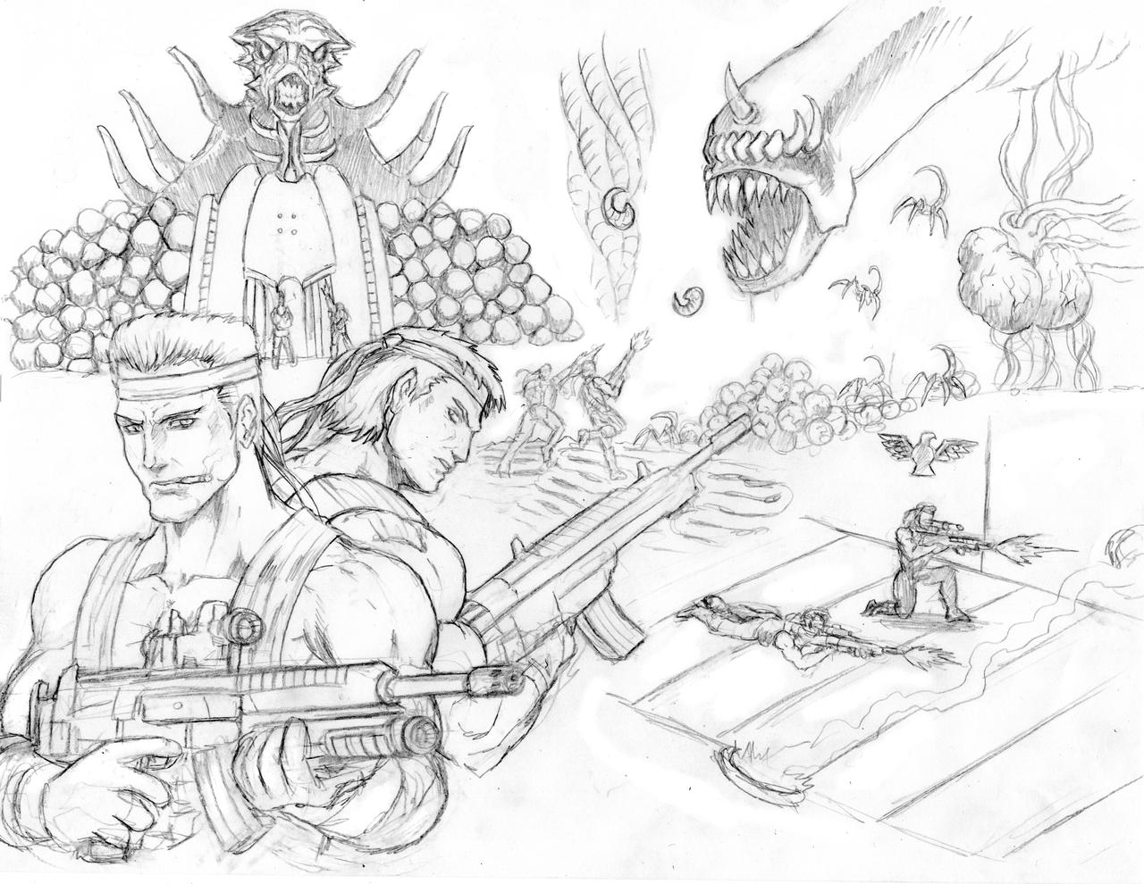Contra (Bill Rizer and Lance Bean - Warzone) by SoulStryder210 on ...