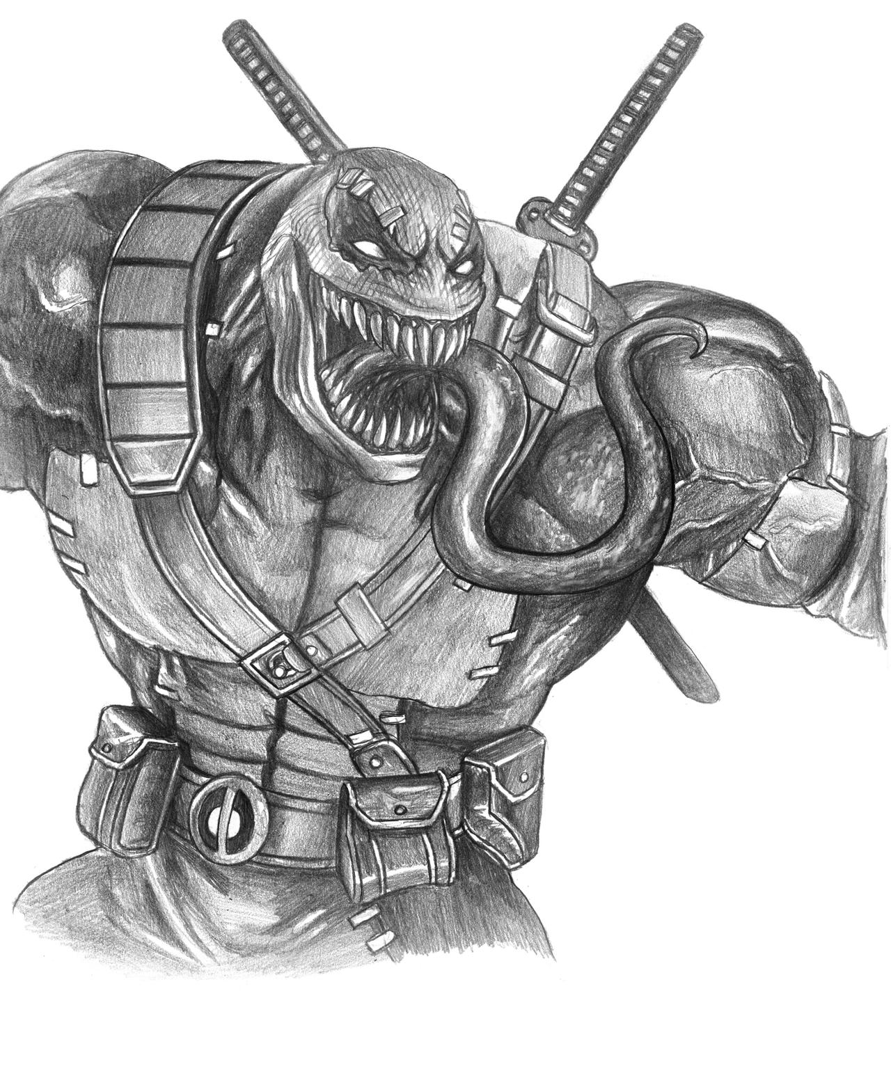 Venompool Simple Venompool by SoulStryder210 on DeviantArt