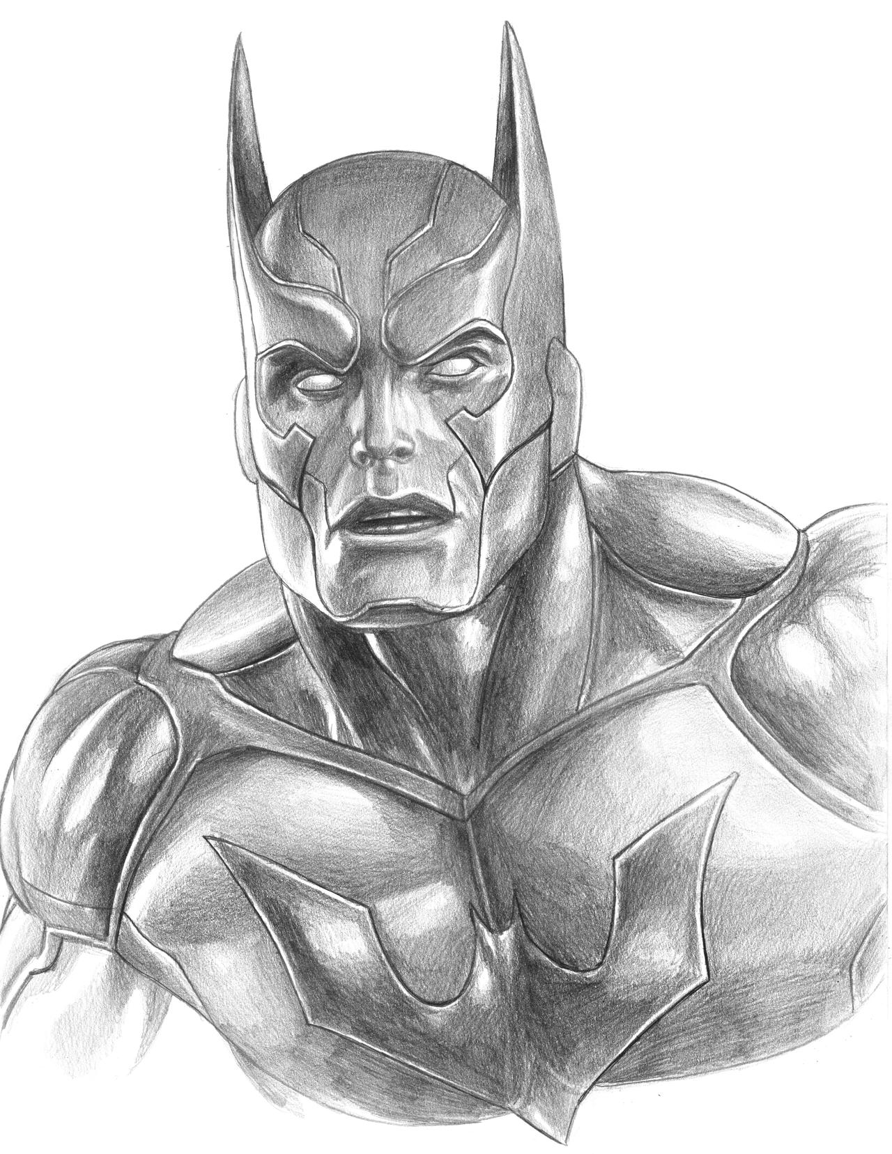 Batman Beyond (sketch) by SoulStryder210 on DeviantArt