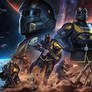 Cool Helldiver Fanart I found FOR DEMOCRACY!!!!!
