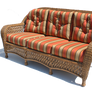 Wicker sofa PNG