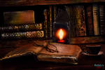 Reading By Candlelight