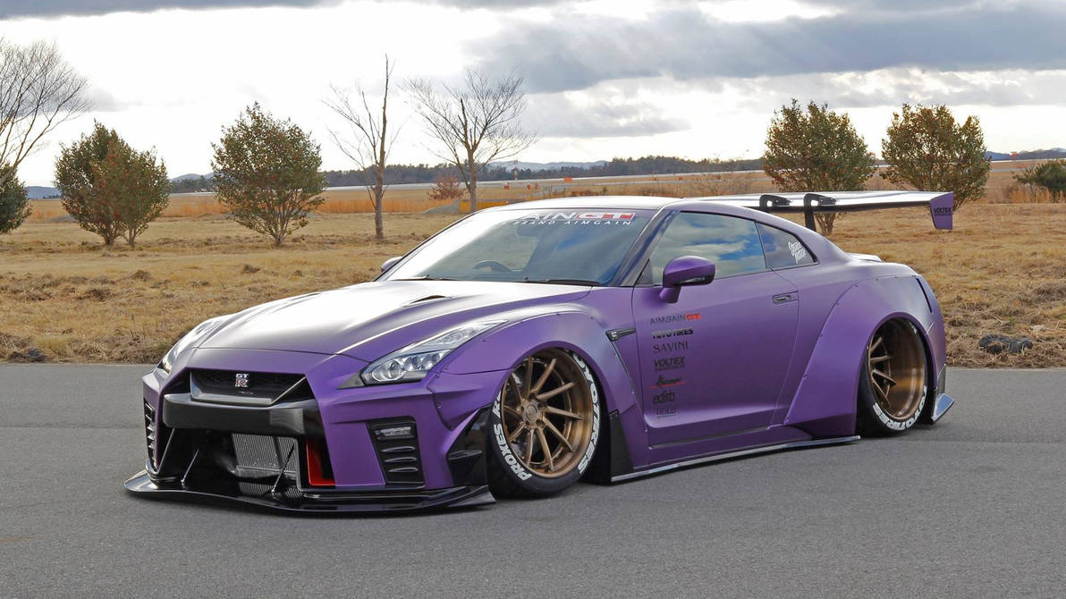 NISSAN GTR R35 with AIMGAIN wide body kit by Mitchleylason on DeviantArt