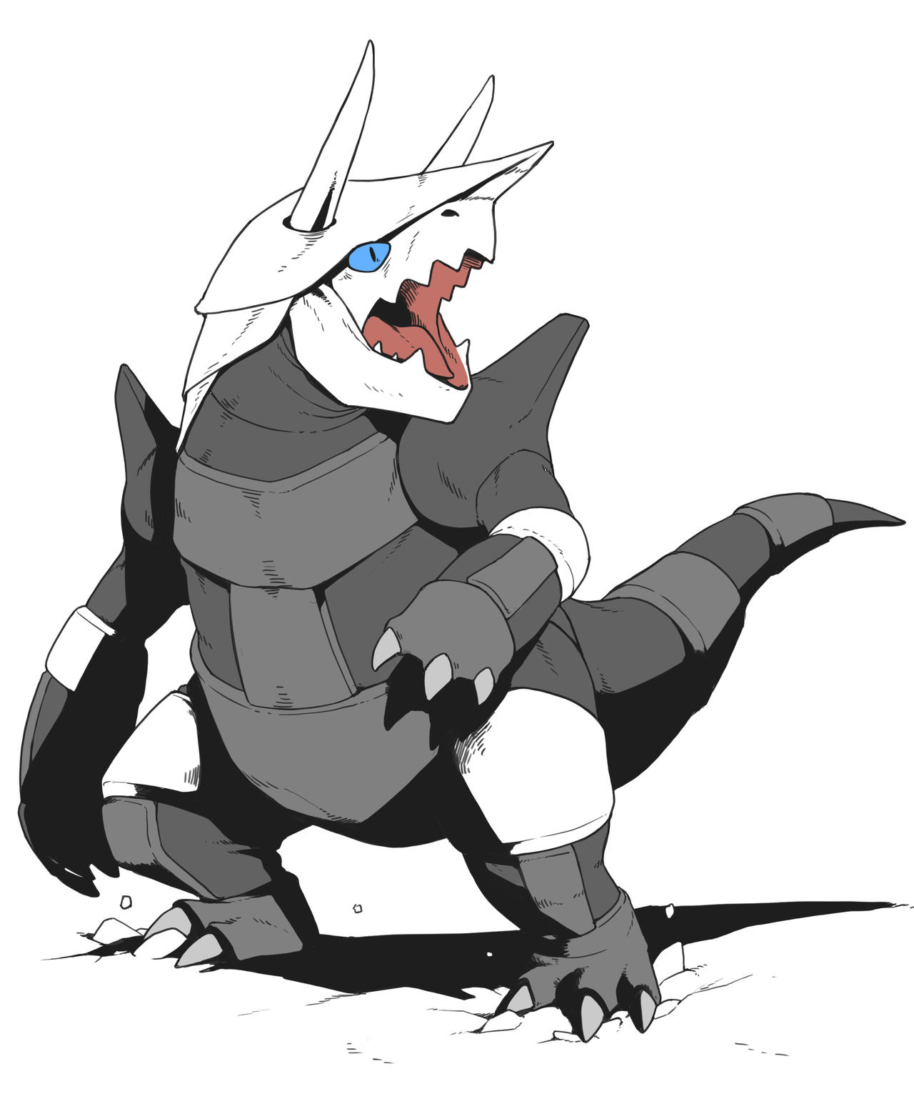 Aggron by yunBE on DeviantArt