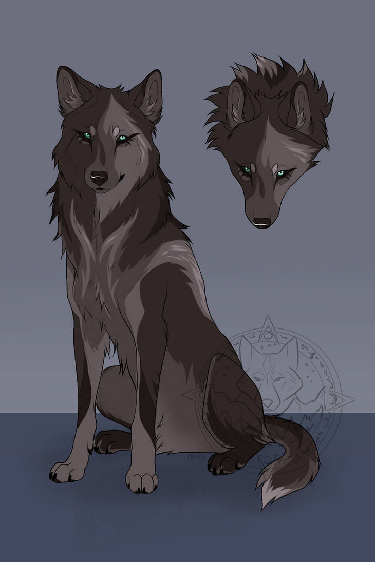 Wolf Reverse Split Wolf Adopt - Splitwood - SOLD by AmarokAdopts on DeviantArt