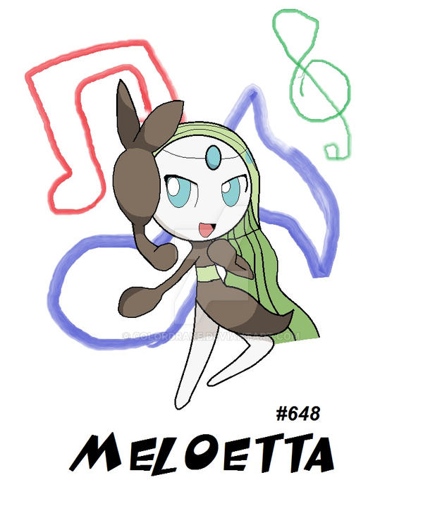 648. Meloetta by TheAdorableOshawott on DeviantArt