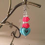 Paint the Roses Red Earrings