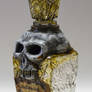 Skull Poison Bottle Vintage Pirate Sculpture