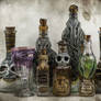 Lovecraftian Creepy Bottles