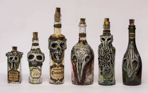 Creepy Bottles 4 Halloween