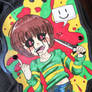 Chara Glitter Badge