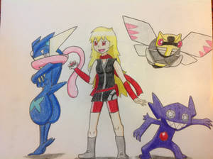 Request: Ashley Midnight and her Pokemon