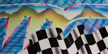 Chequered Flag Mosaic