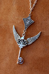 Key necklace 'Angel'