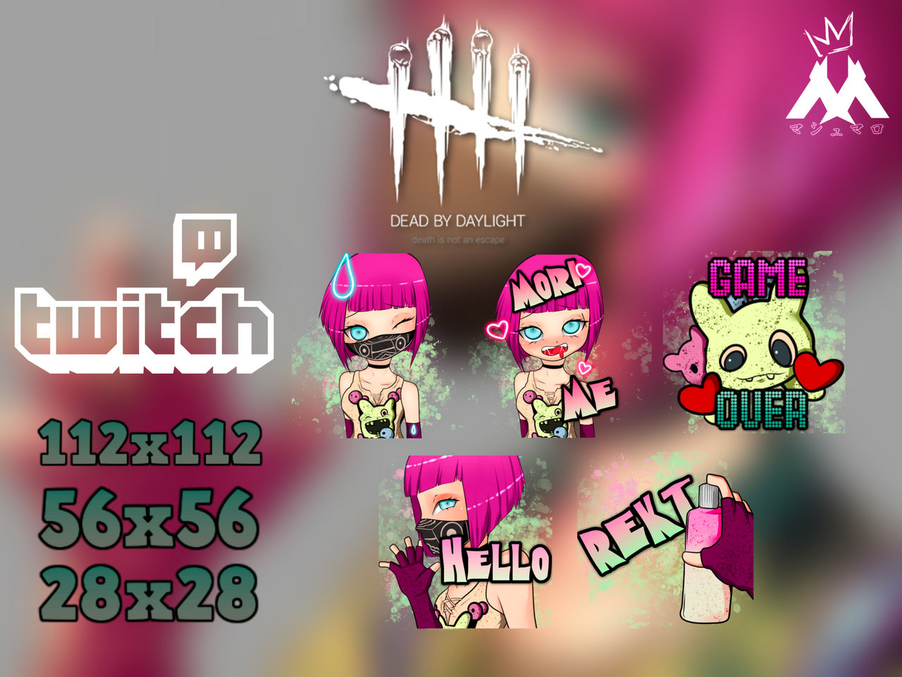 Nea Karlsson Dead By Daylight Twitch Emotes By Smokedmarshmallow On Deviantart Nea Karlsson Dead By Daylight Twitch Emotes By Smokedmarshmallow On Deviantart
