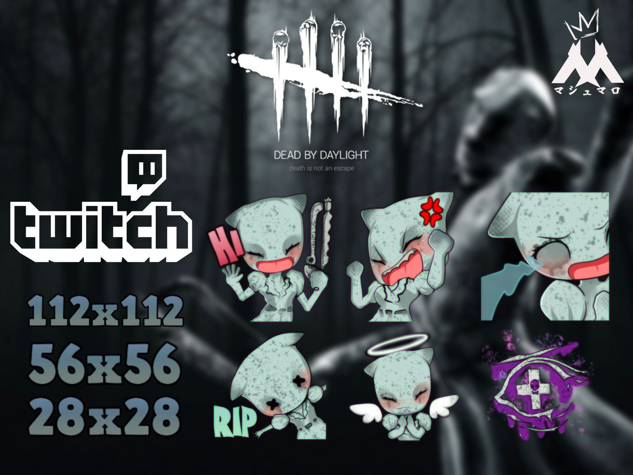 Nurses Emotes DBD: Sally Smithson/Nurse Cute Twitch Emotes by Marxhmallow on DeviantArt
