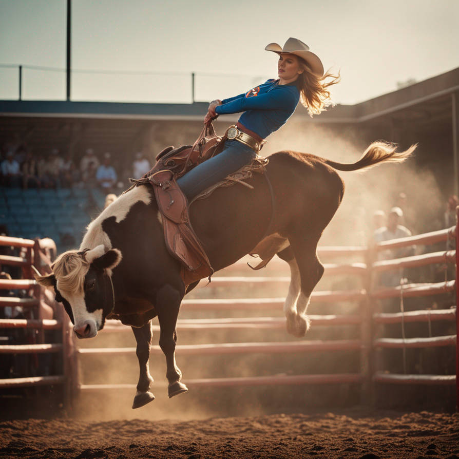 Bull Riding Deviantart Super girl bull riding by wmotion on DeviantArt