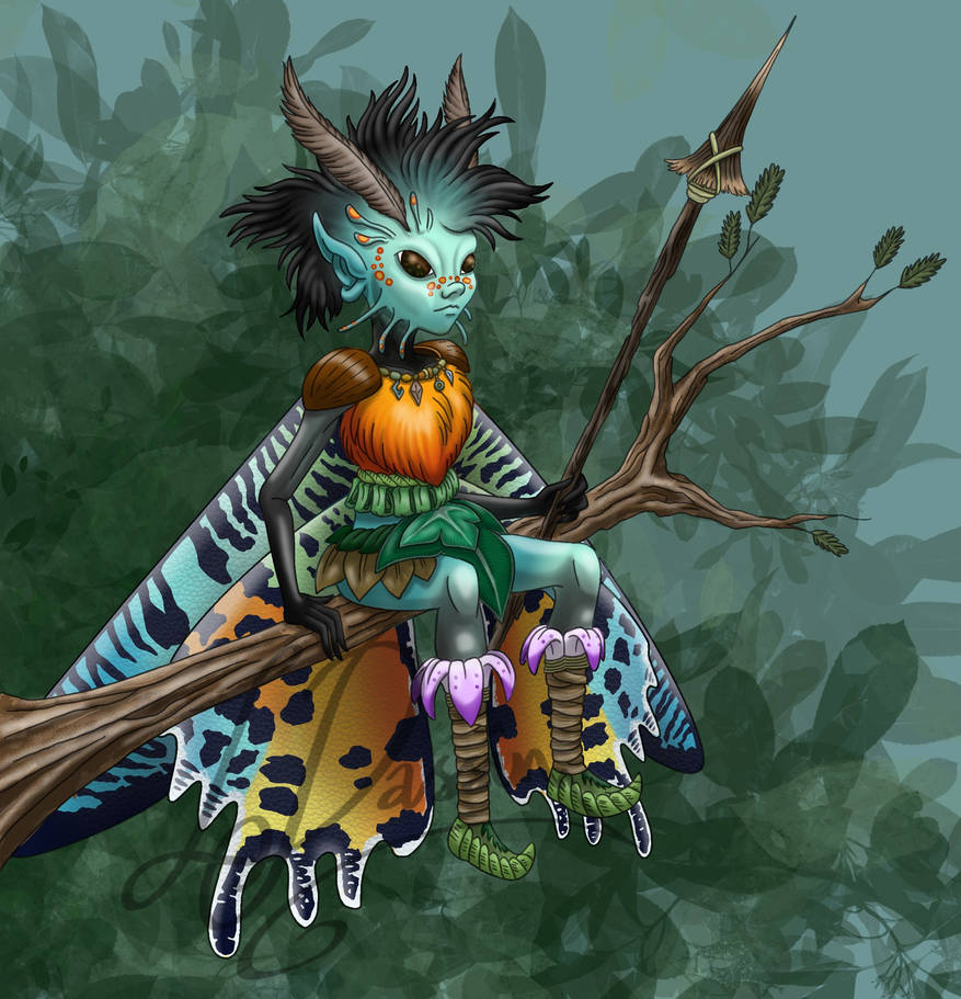 Pixie Moth by LeeDassin on DeviantArt