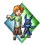 Chibi scott and Polvemon