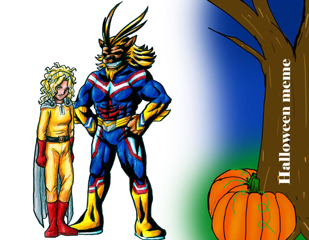 .Com Halloween Mags Punch and Leomon Might