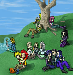 Organization XIII on a picnic