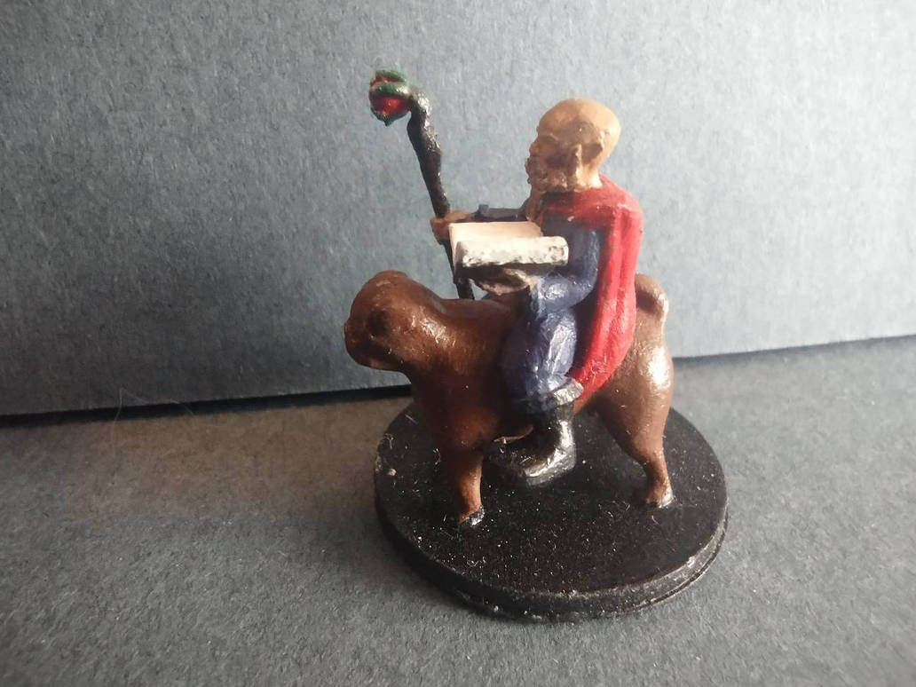 Halfling Gnome Male Wizard Riding a Pug by JamieRobbison on DeviantArt