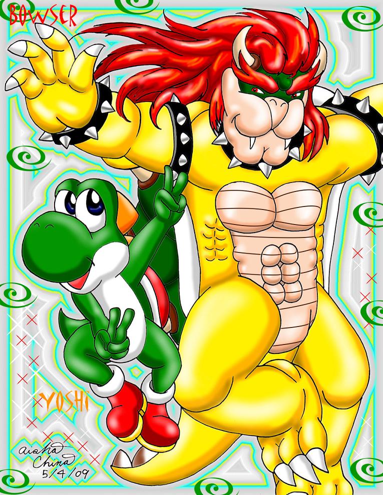 Bowser and Yoshi