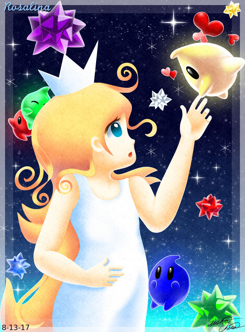 Young Rosalina's Stardust Lumas