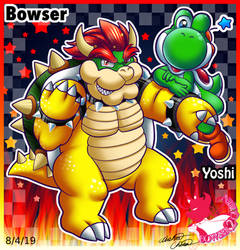 Bowser and Yoshi: Superstars