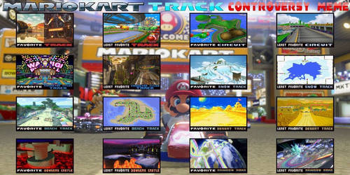 Mario Kart Track Controversy Meme