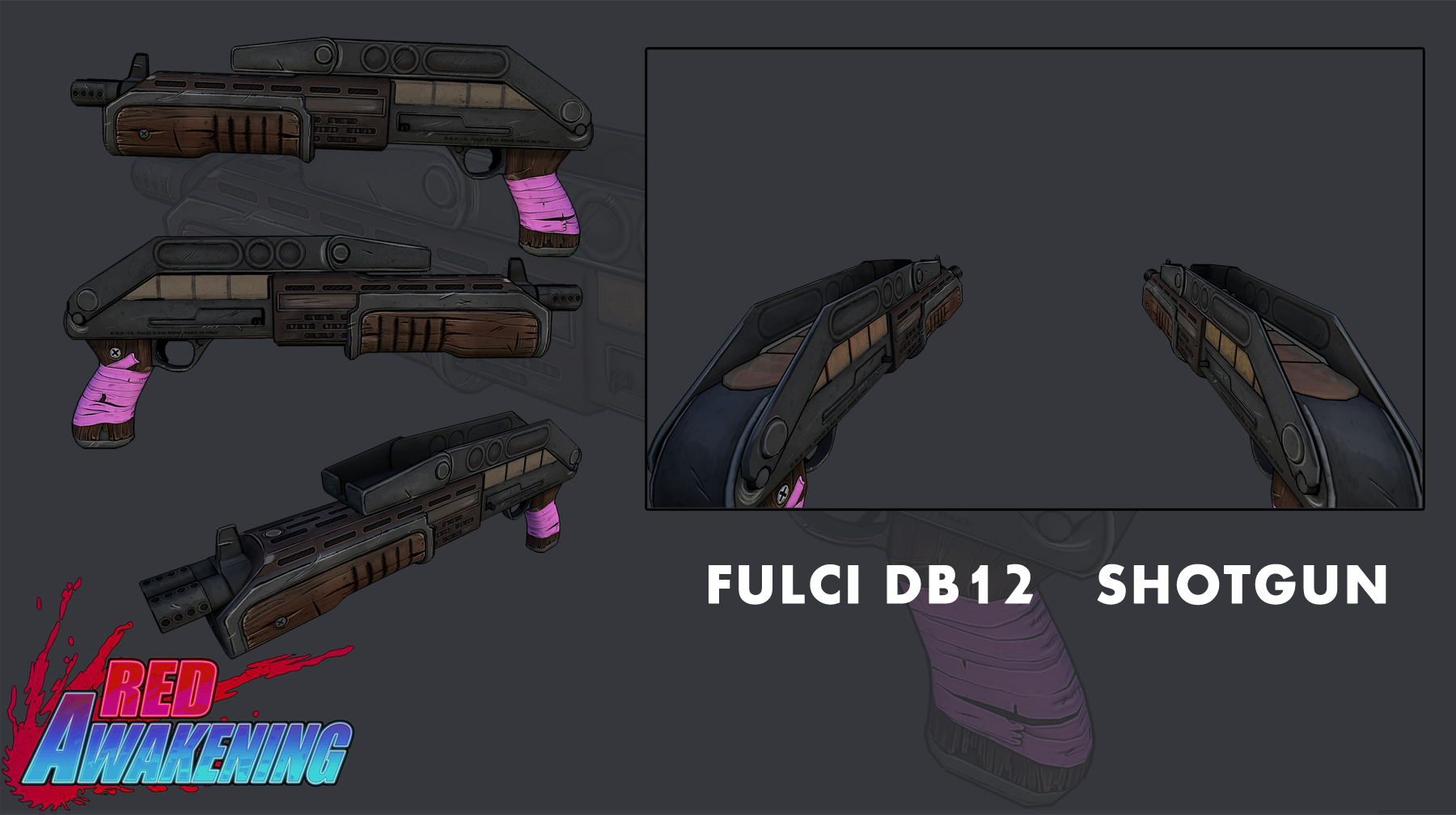 Red Awakening - Fulci db12 Shotgun texture