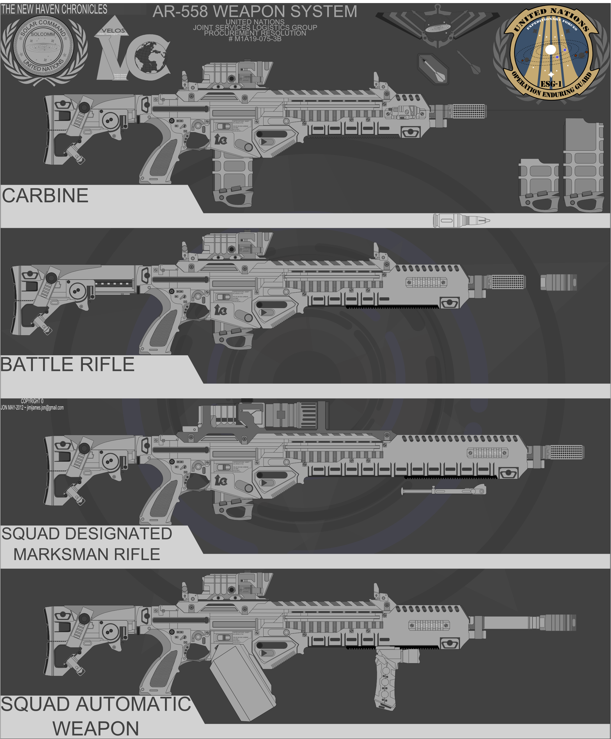 Ar 558 Weapon System Wip 2 By Jon Michael May On Deviantart Ar 558 Weapon System Wip 2 By Jon Michael May On Deviantart